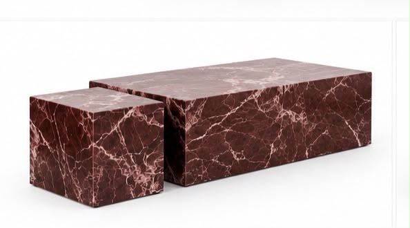 Duo de tables basses Rosso