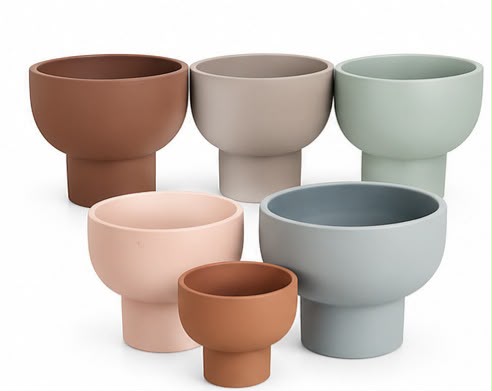 Vase Cylindrique Ovale