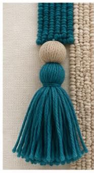 Coussin Brodé Géométrique