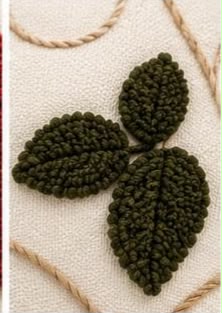 Coussin Brodé Arabesque