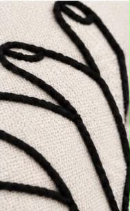 Coussin Brodé Visage