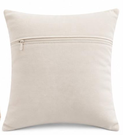 Coussin Brodé Ondes