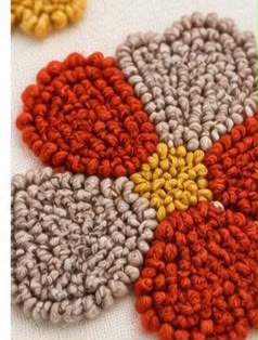 Coussin Brodé Bohème