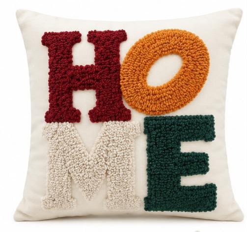 Coussin Brodé HOME