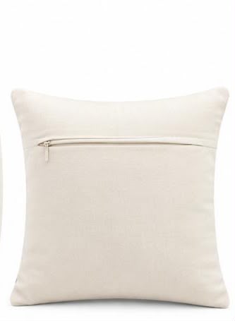 Coussin Brodé Ébène