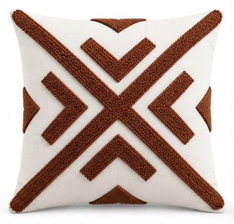 Coussin Brodé Tribal