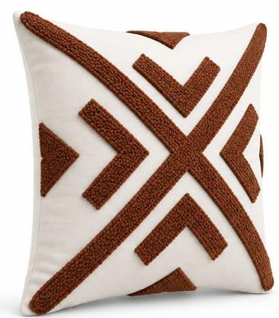 Coussin Brodé Tribal
