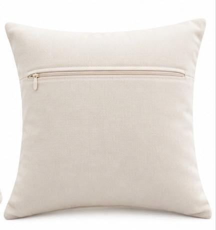 Coussin Brodé Ondulation