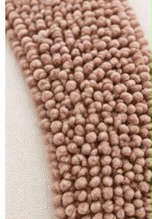 Coussin Brodé Ondulation