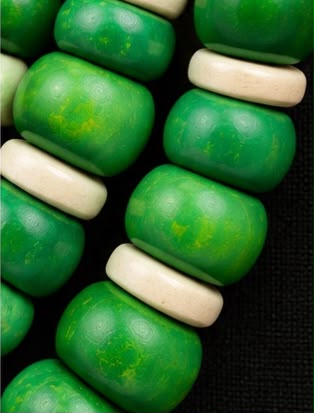 Tableau Collier Tribal Vert