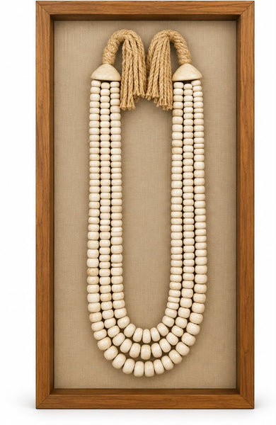 Tableau Collier Tribal Écru