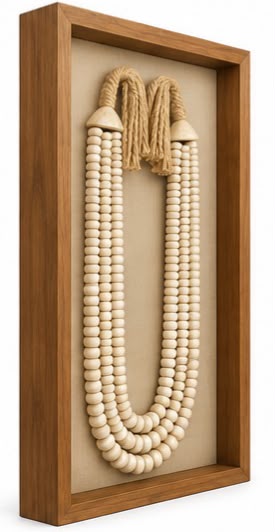 Tableau Collier Tribal Écru