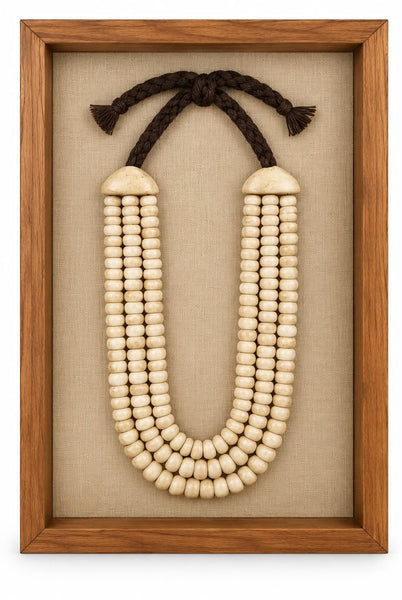 Tableau Collier Tribal Ivoire