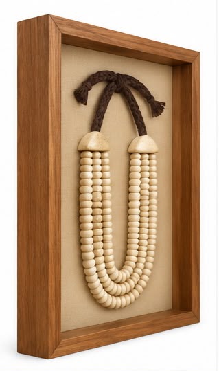 Tableau Collier Tribal Ivoire