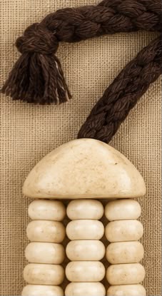 Tableau Collier Tribal Ivoire