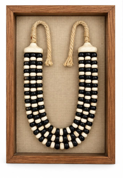 Tableau Collier Tribal Ébène