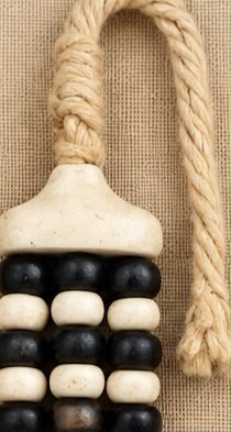 Tableau Collier Tribal Ébène