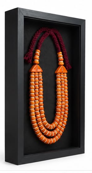 Tableau Collier Tribal Safran