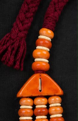 Tableau Collier Tribal Safran