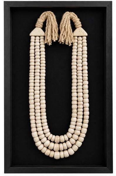 Tableau Collier Perle Sable