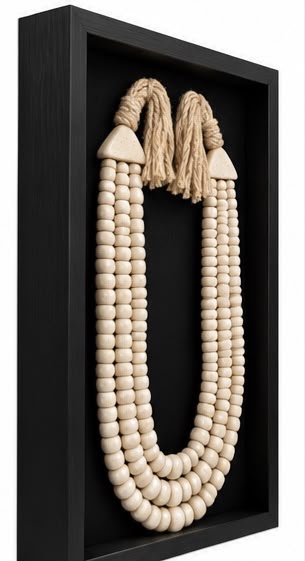 Tableau Collier Perle Sable