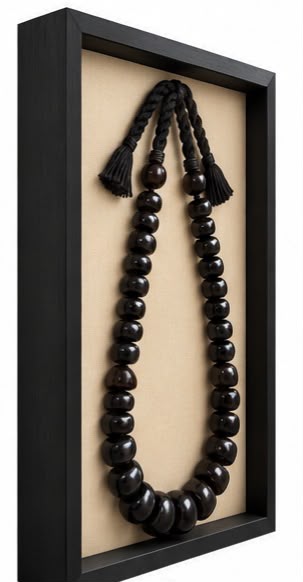 Tableau Collier Onyx Noir