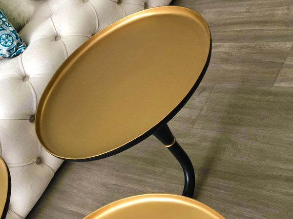 La Table TriPod ( 3 rond ) Gold