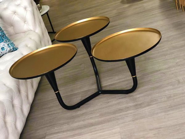 La Table TriPod ( 3 rond ) Gold