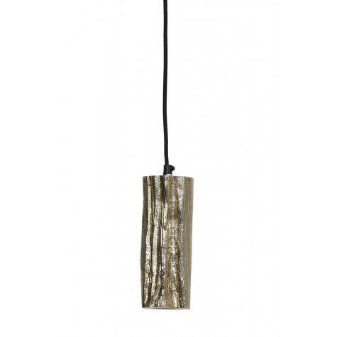 LAMPE PENDANTE 7,5X21 CM TOCON NICKEL